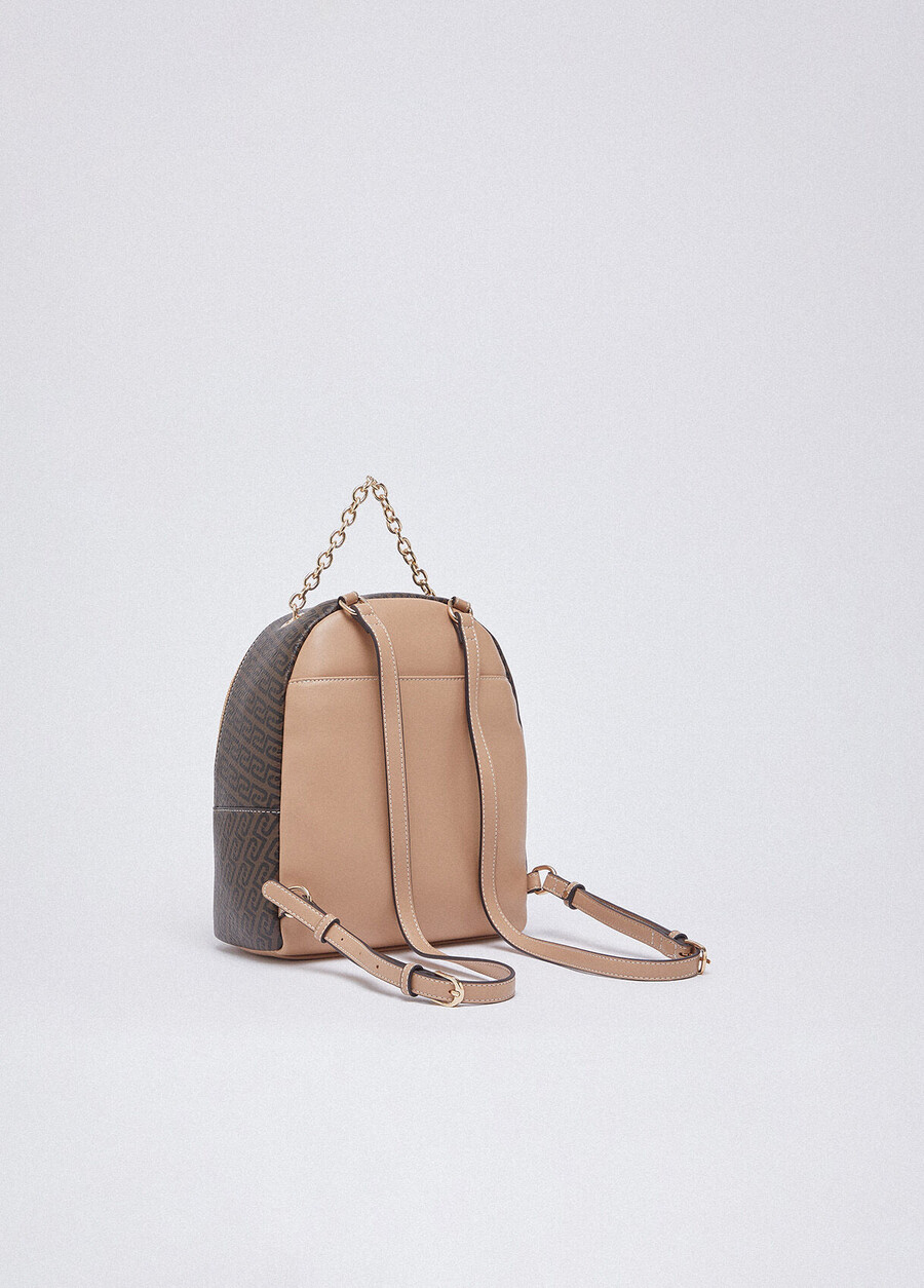 backpack with chain detail