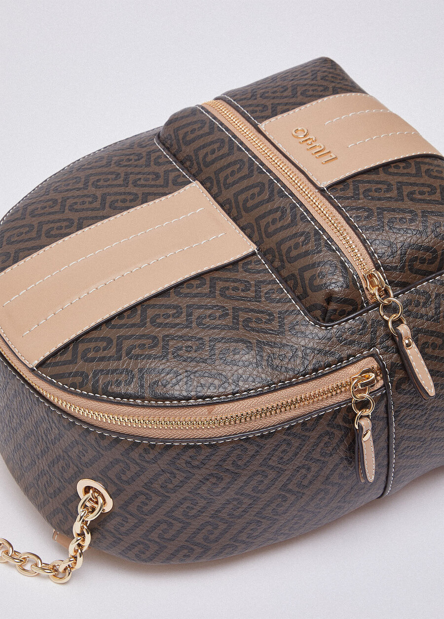 backpack with chain detail