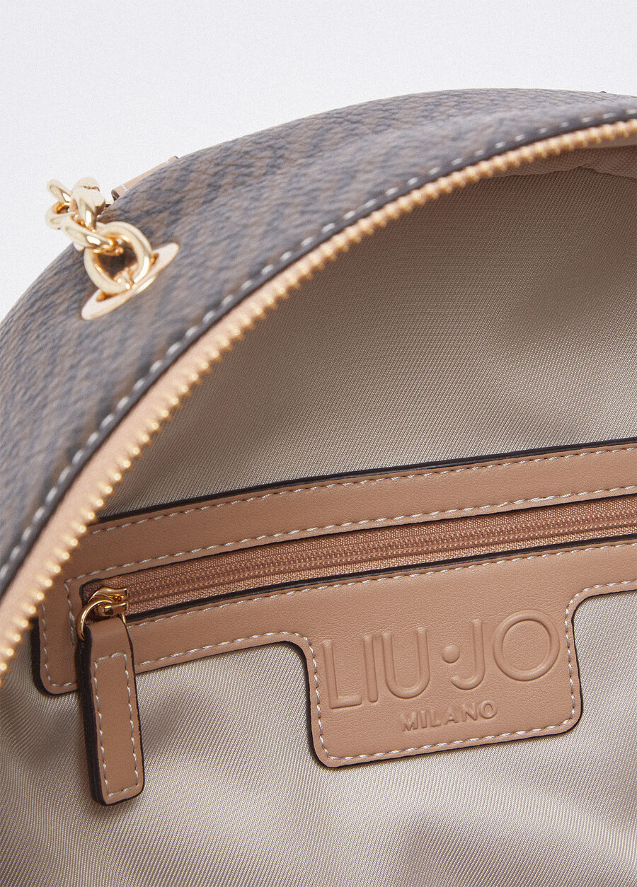 backpack with chain detail