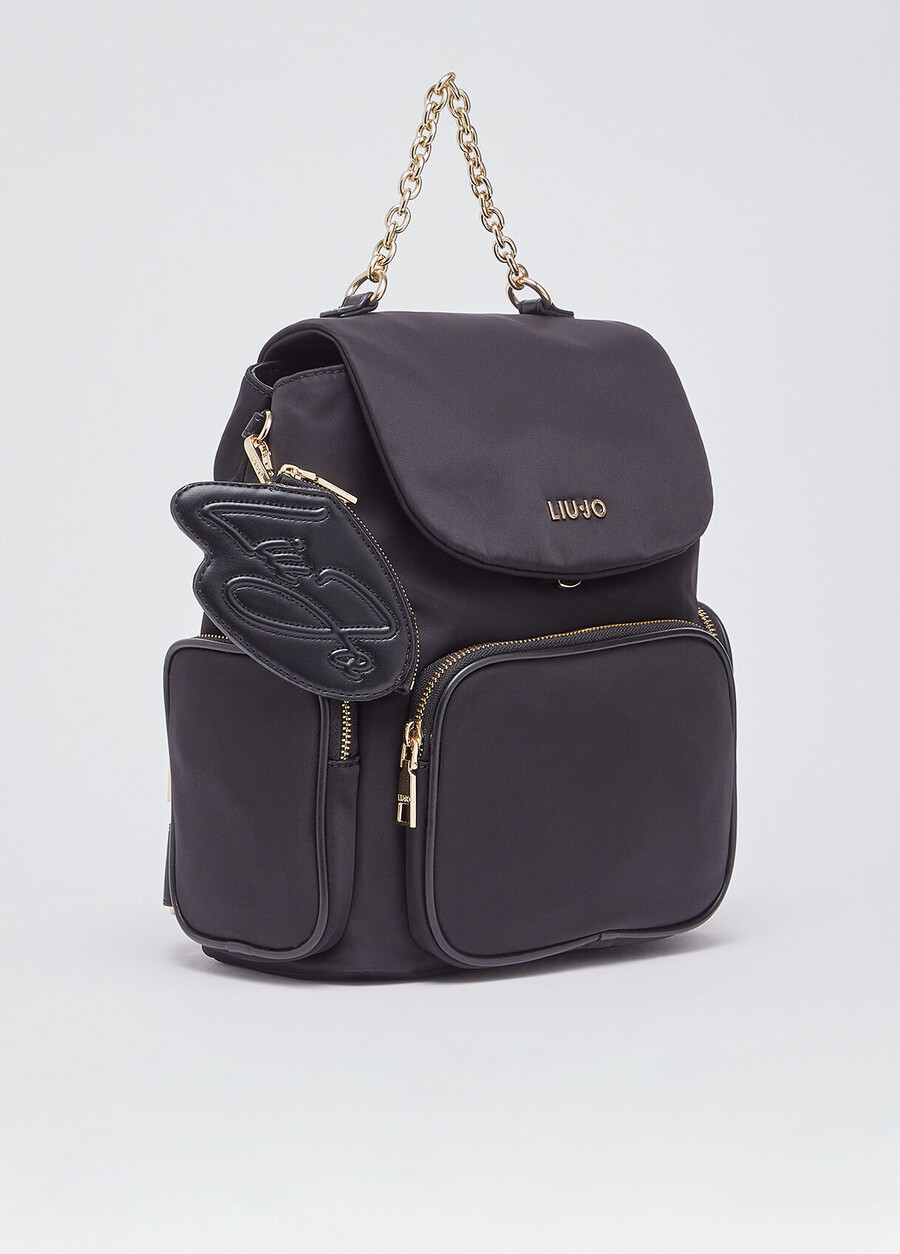 nylon backpack with coin purse