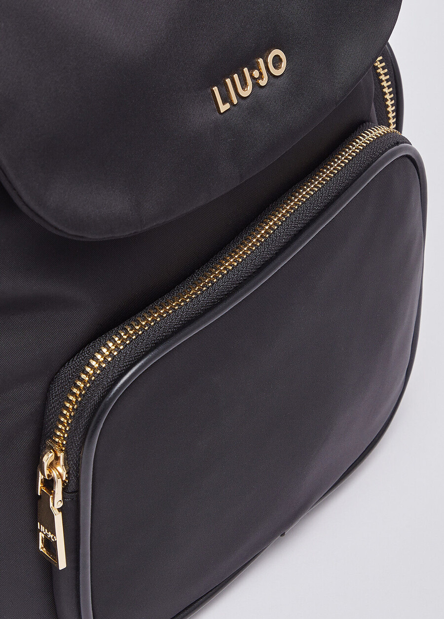 nylon backpack with coin purse