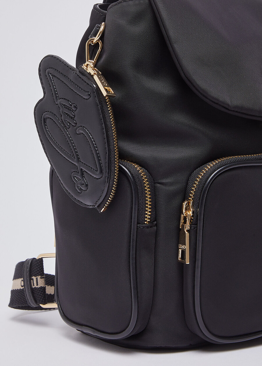 nylon backpack with coin purse