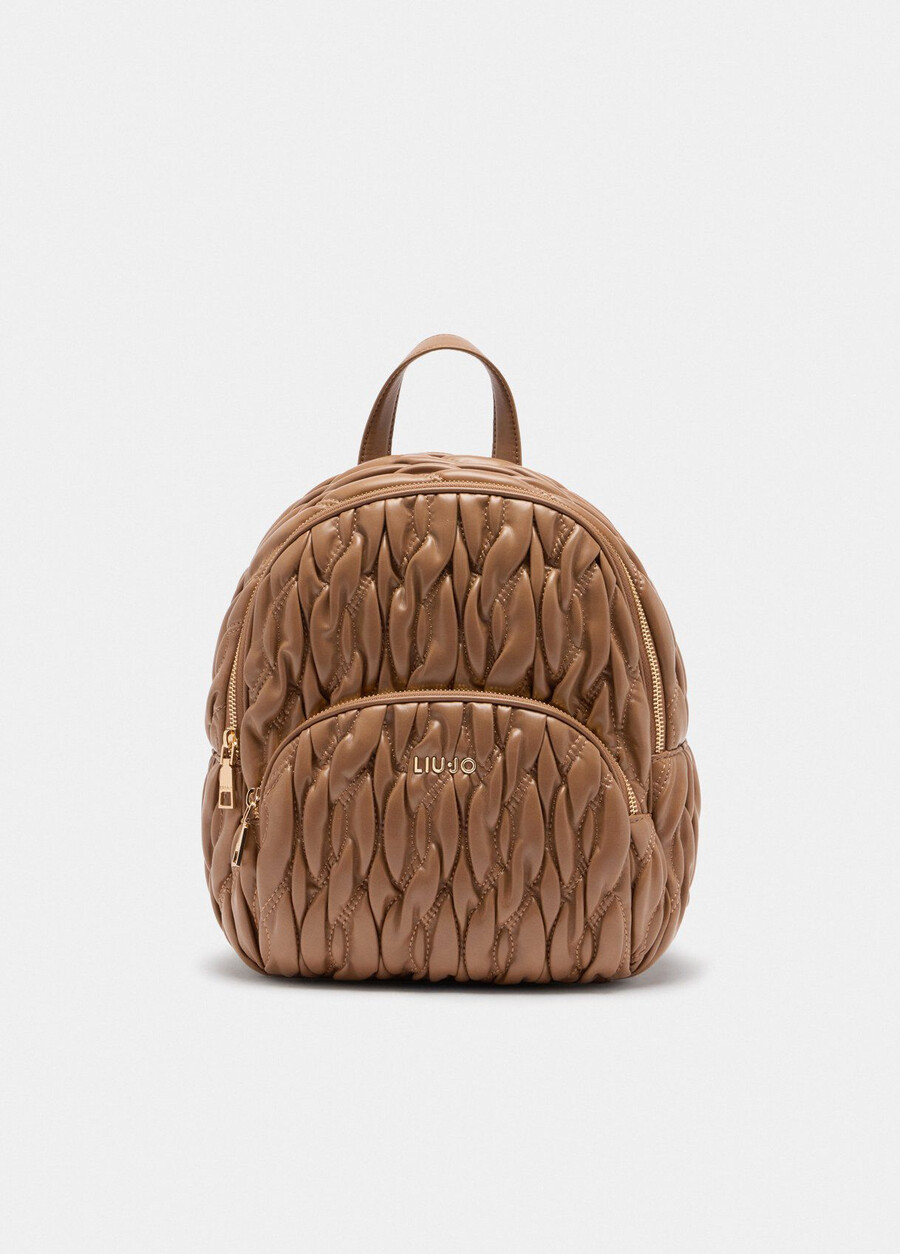 quilted backpack