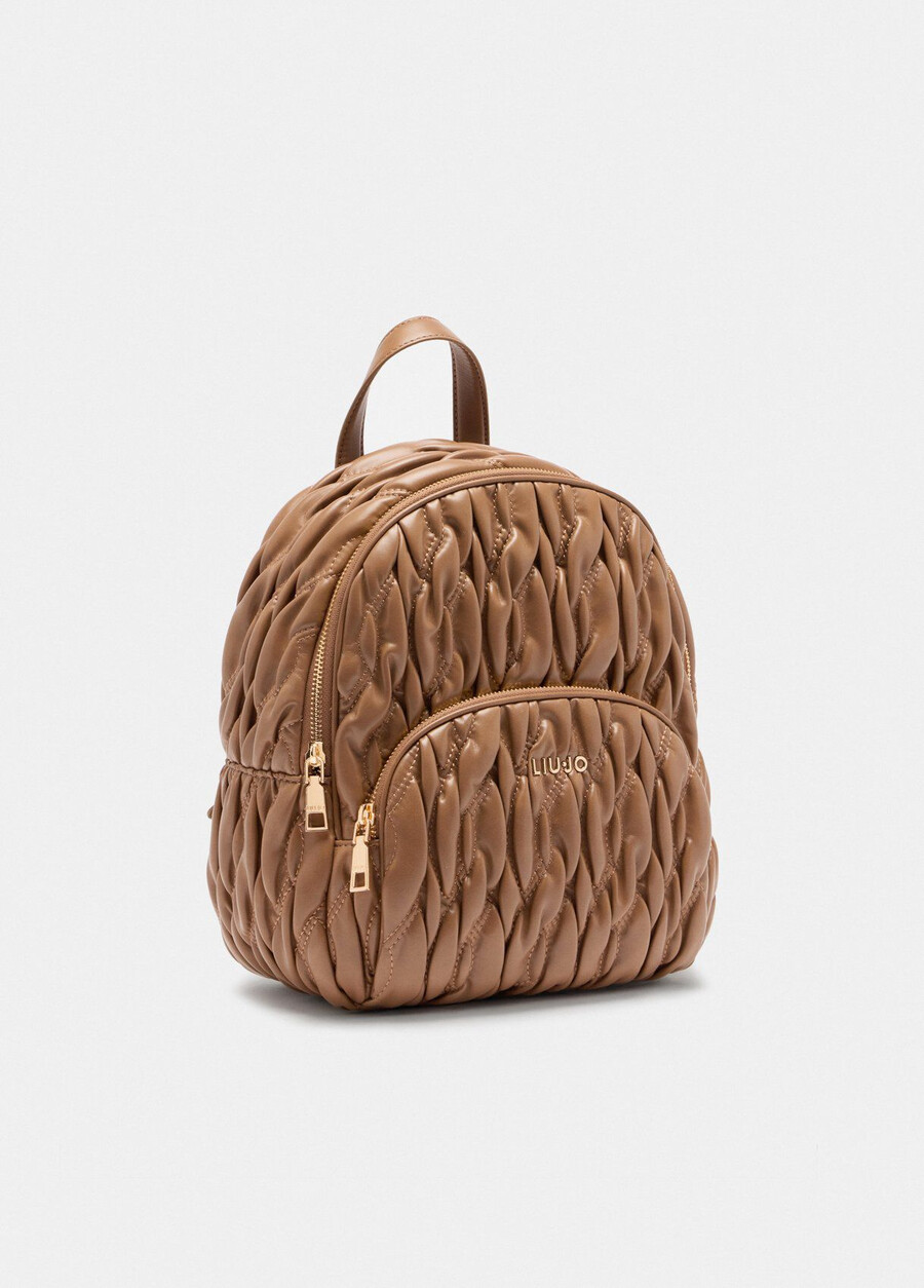 quilted backpack