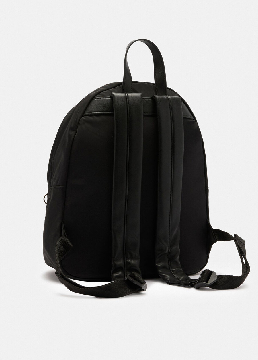 nylon backpack with logo