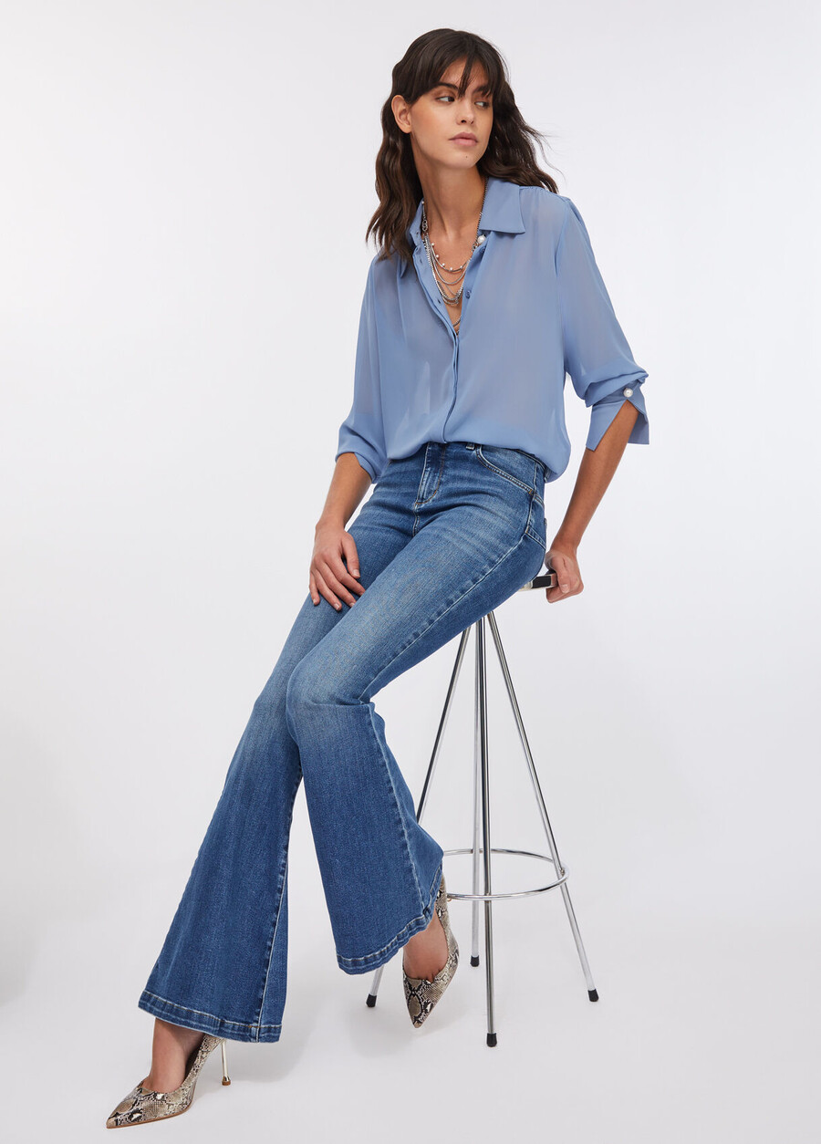 bootcut jeans with belt
