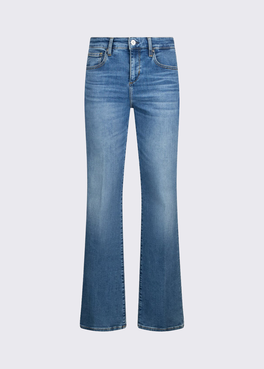 high-rise bootcut jeans
