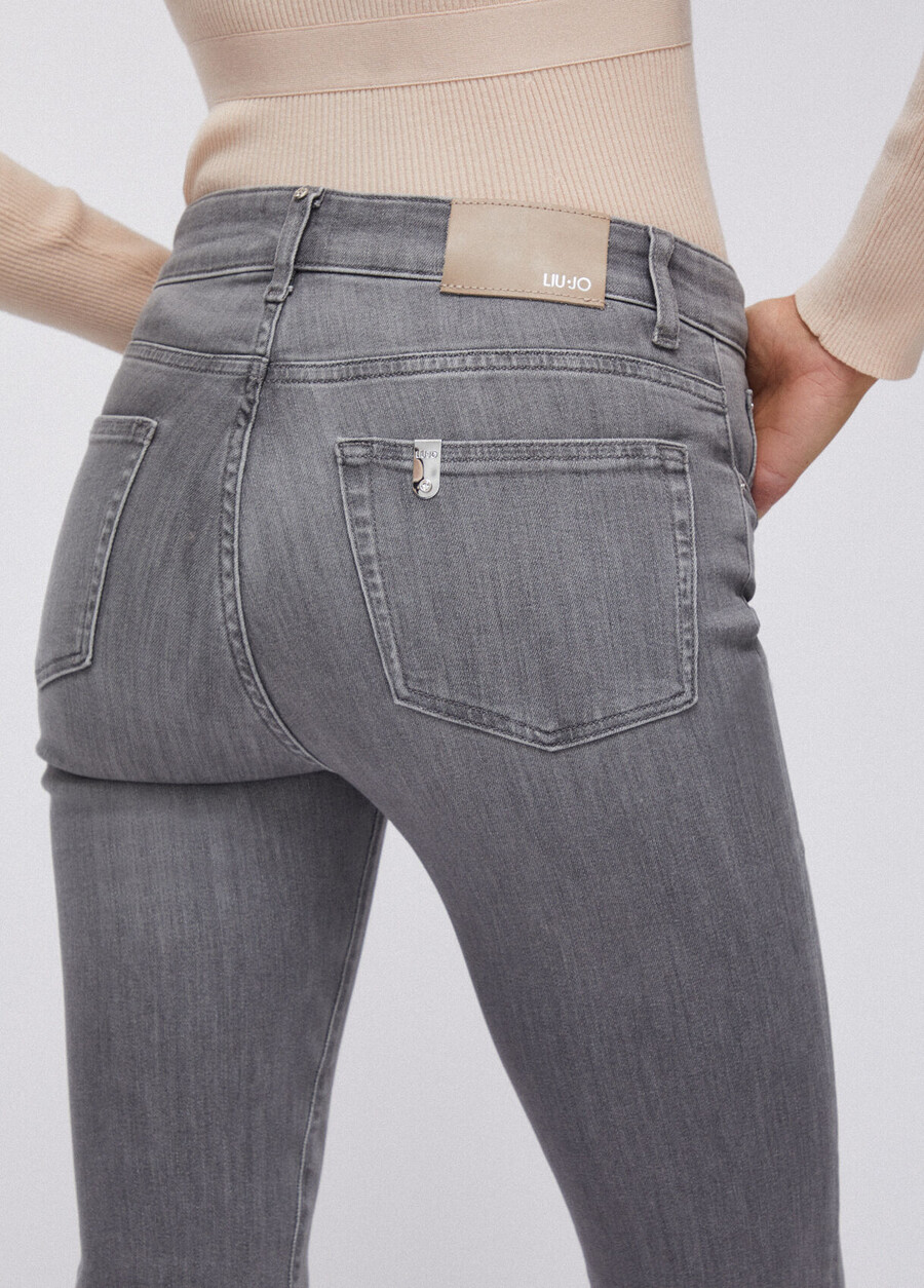 high-rise bootcut jeans