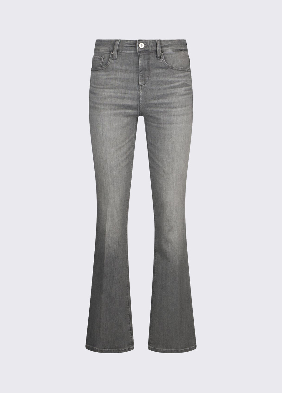 high-rise bootcut jeans