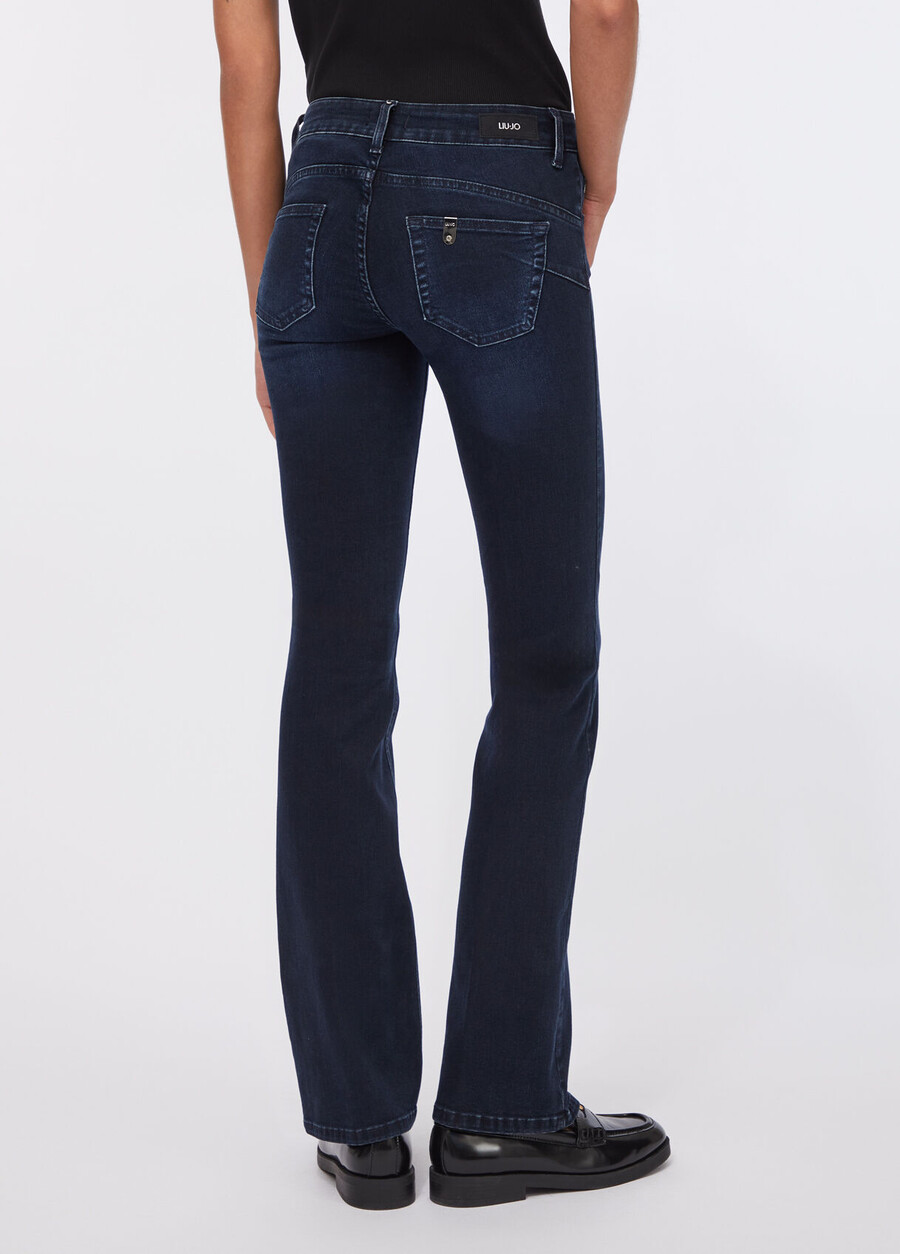 bootcut bottom up jeans