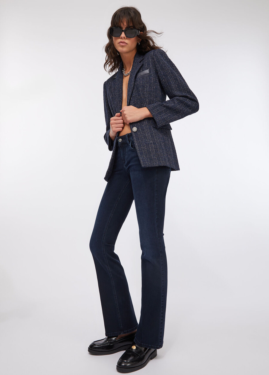 bootcut bottom up jeans