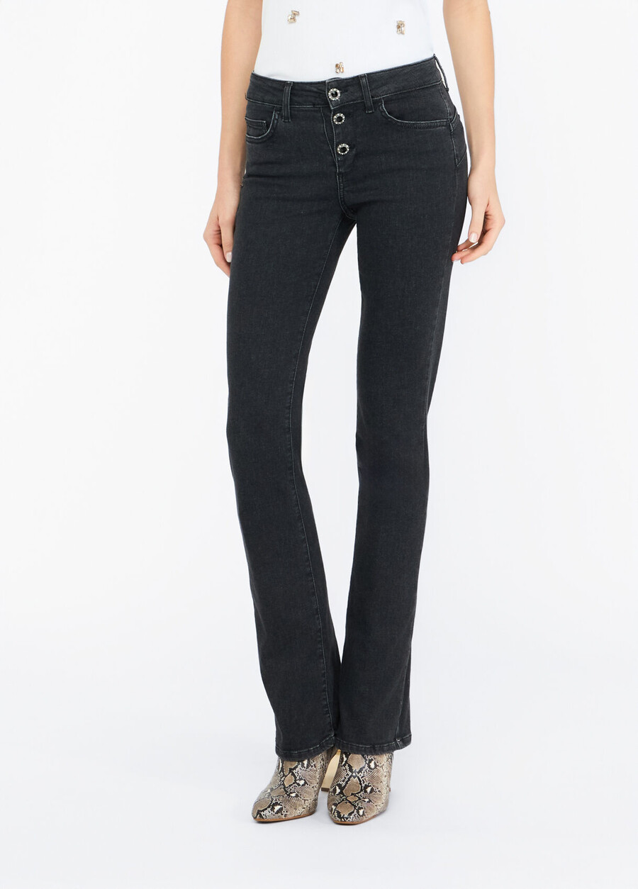 bootcut bottom up jeans