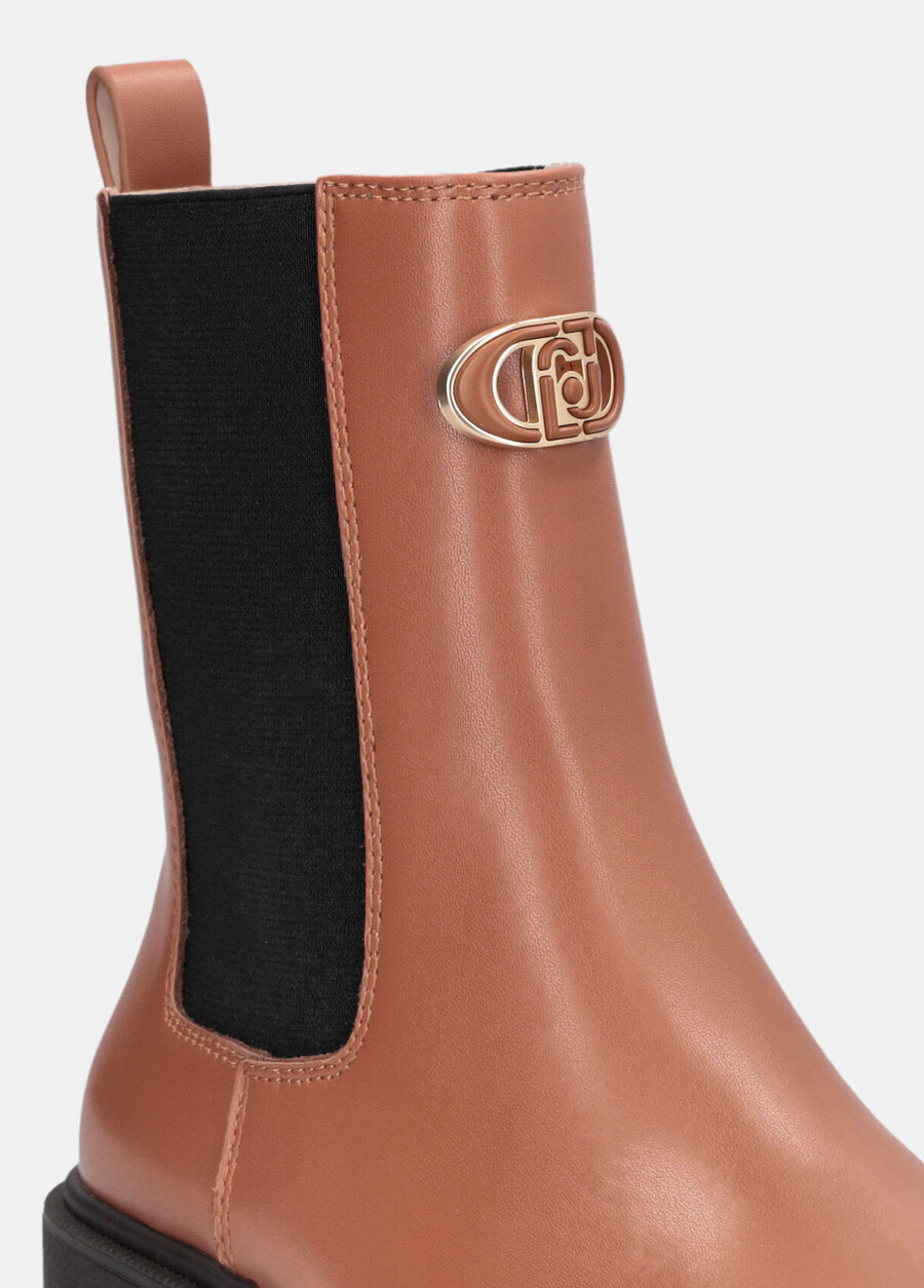 leather beatles ankle boots