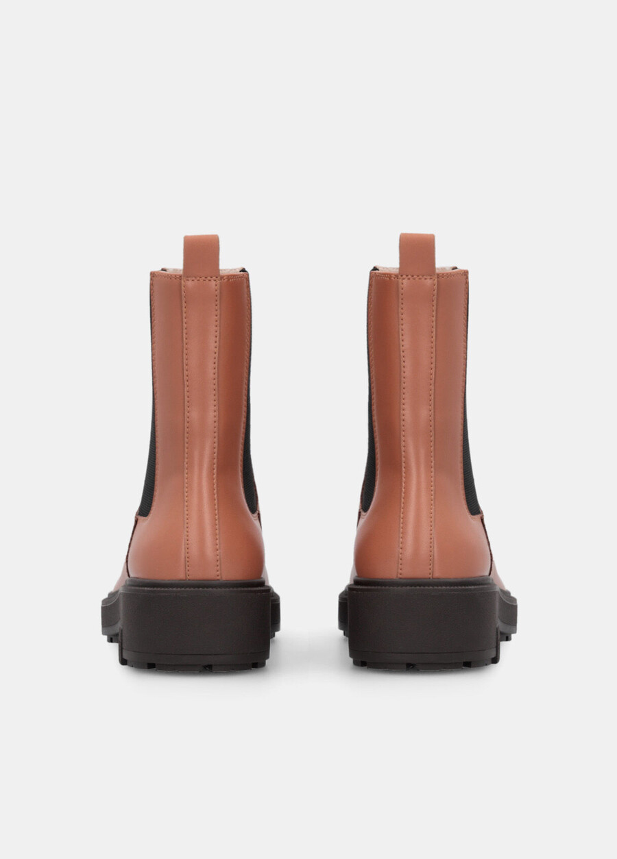 leather beatles ankle boots
