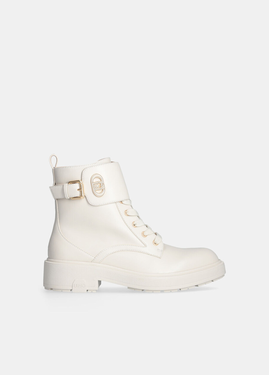 leather combat boots