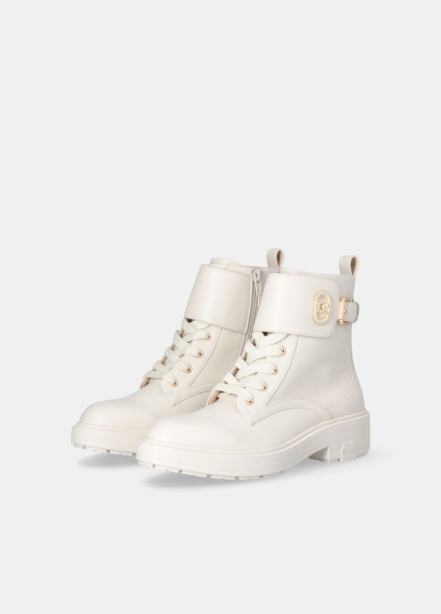 leather combat boots