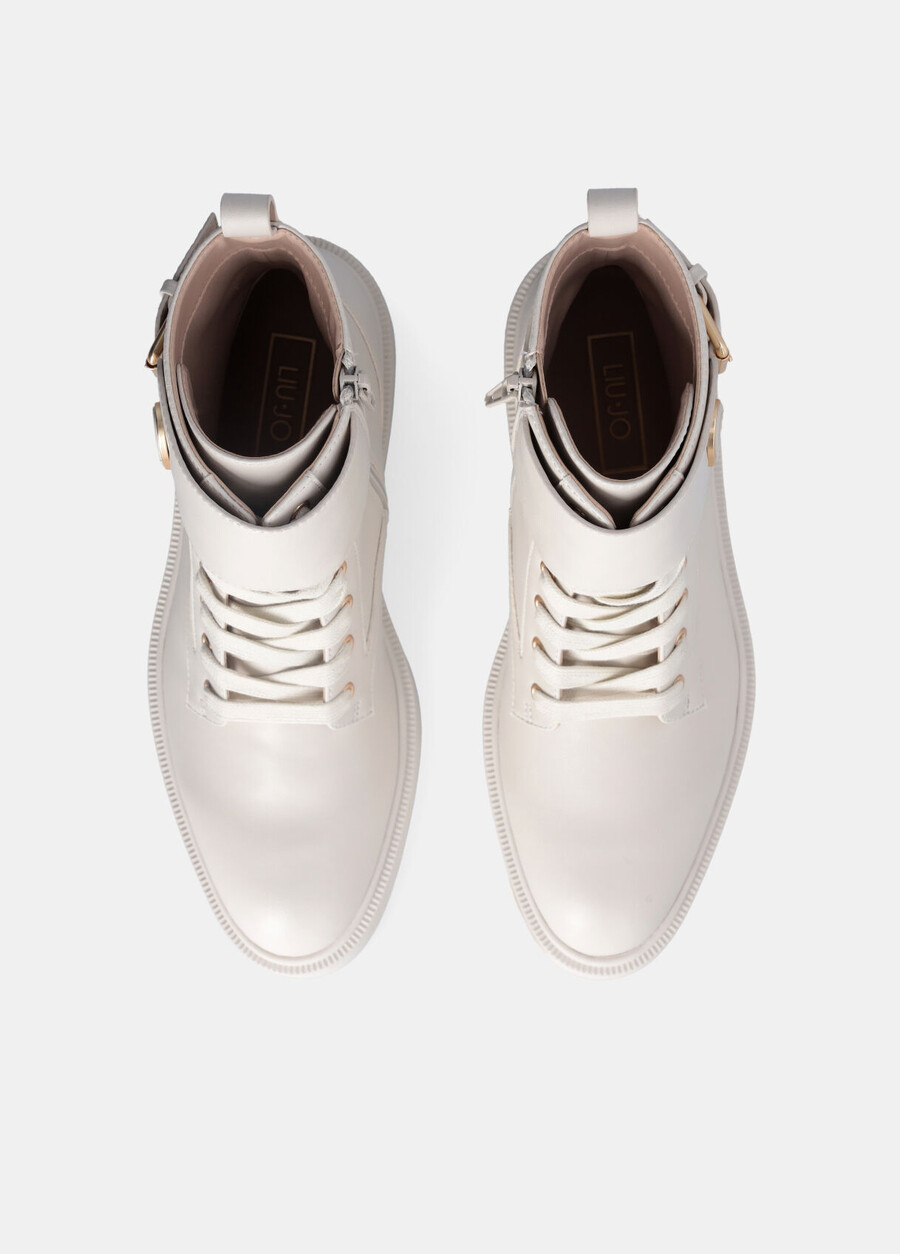 leather combat boots