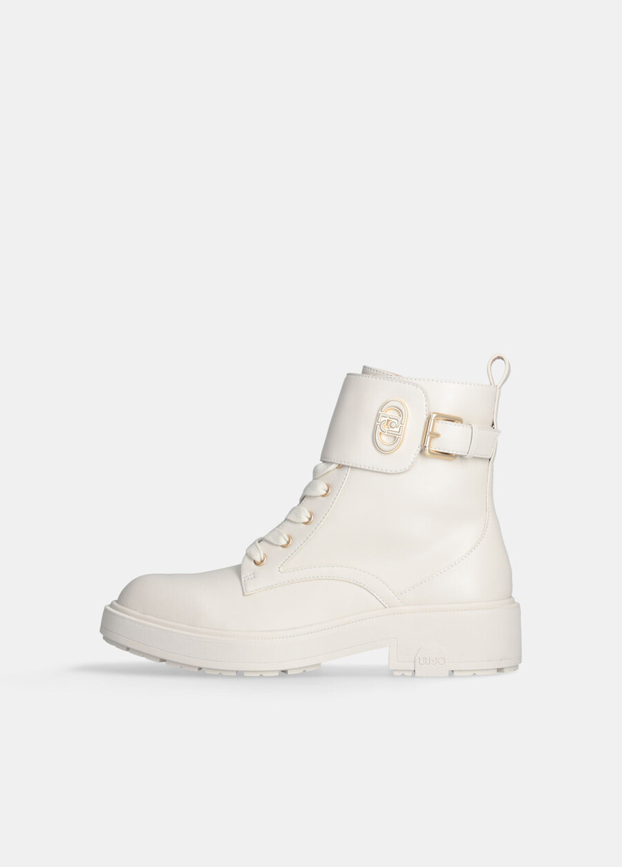 leather combat boots