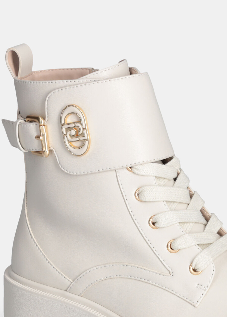 leather combat boots