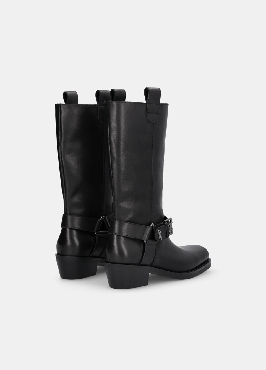 leather texan boots