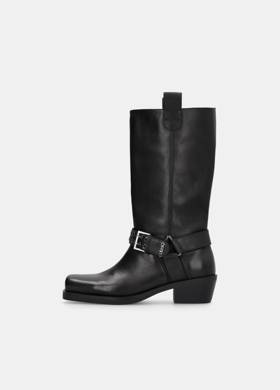leather texan boots