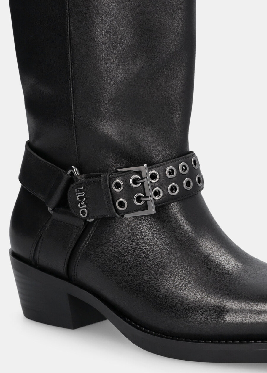 leather texan boots