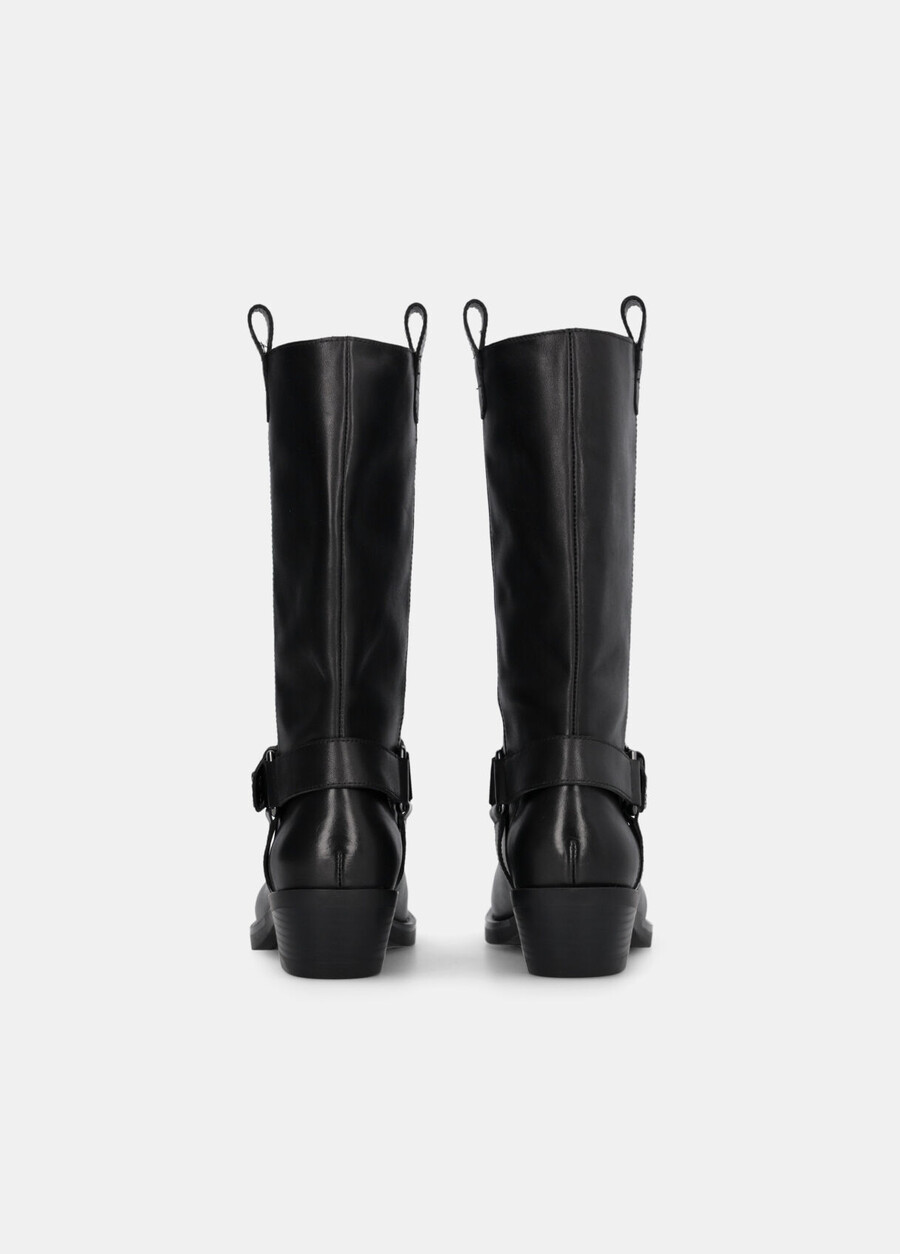 leather texan boots