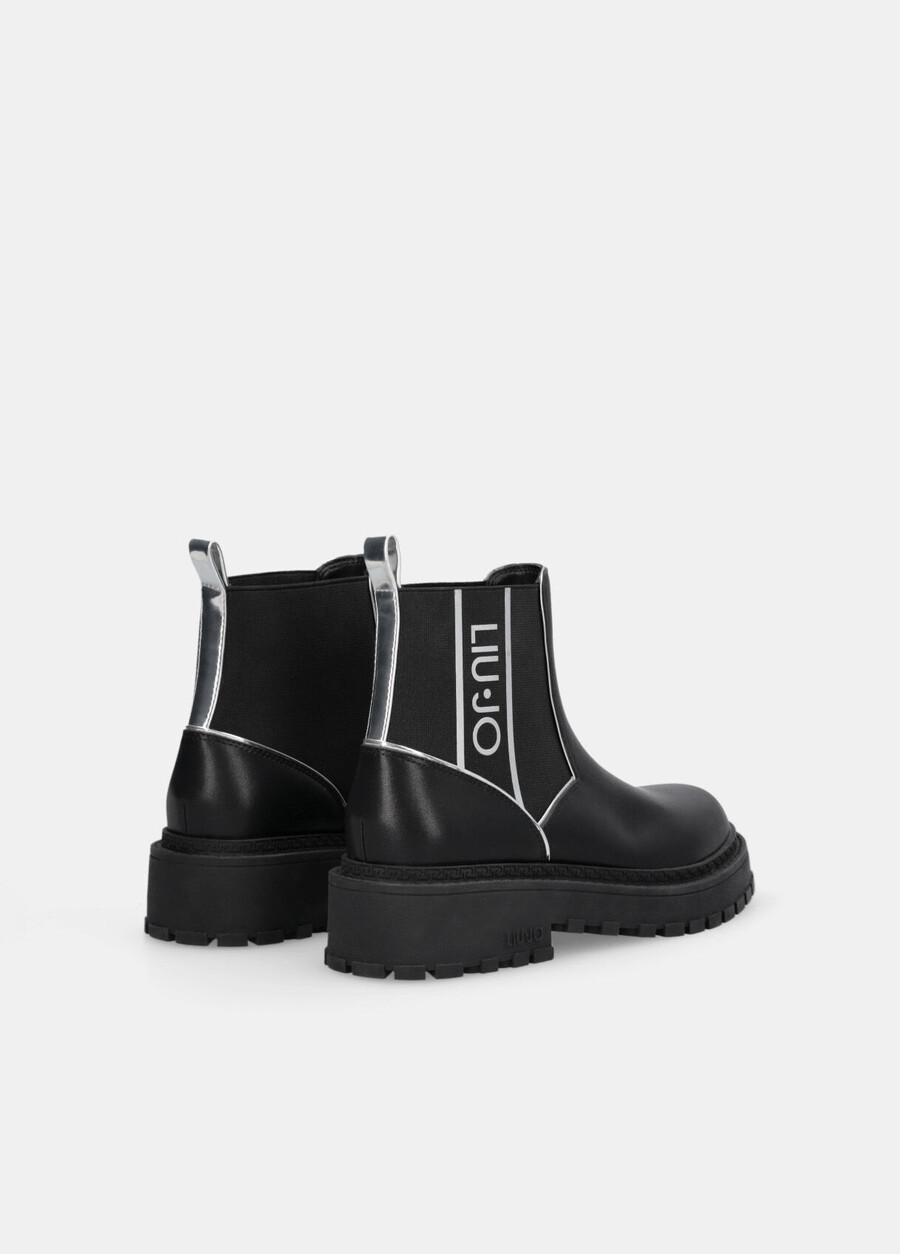 leather beatles ankle boots