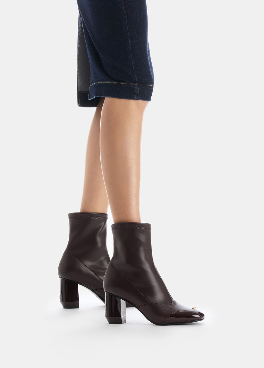 ankle boots with wide heel
