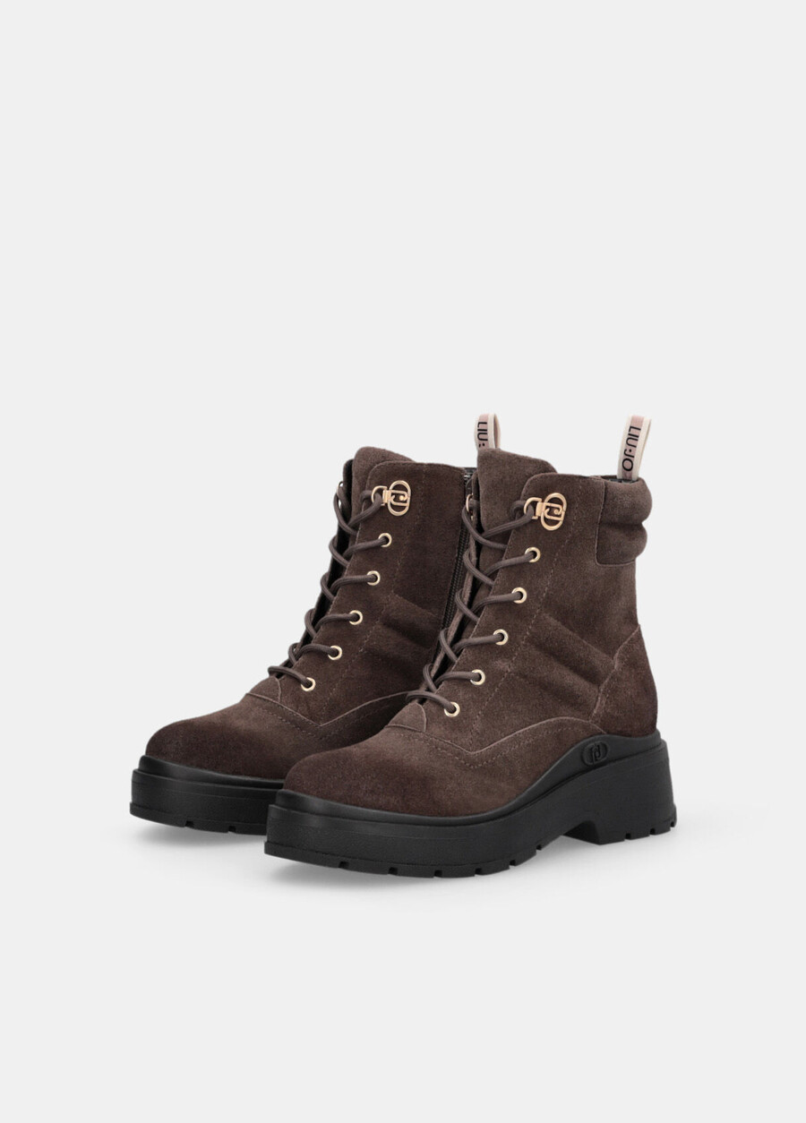 suede combat boots