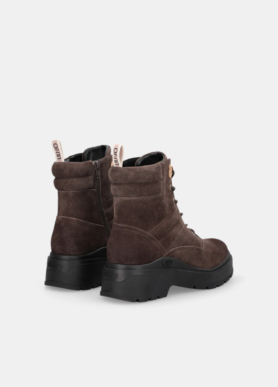 suede combat boots