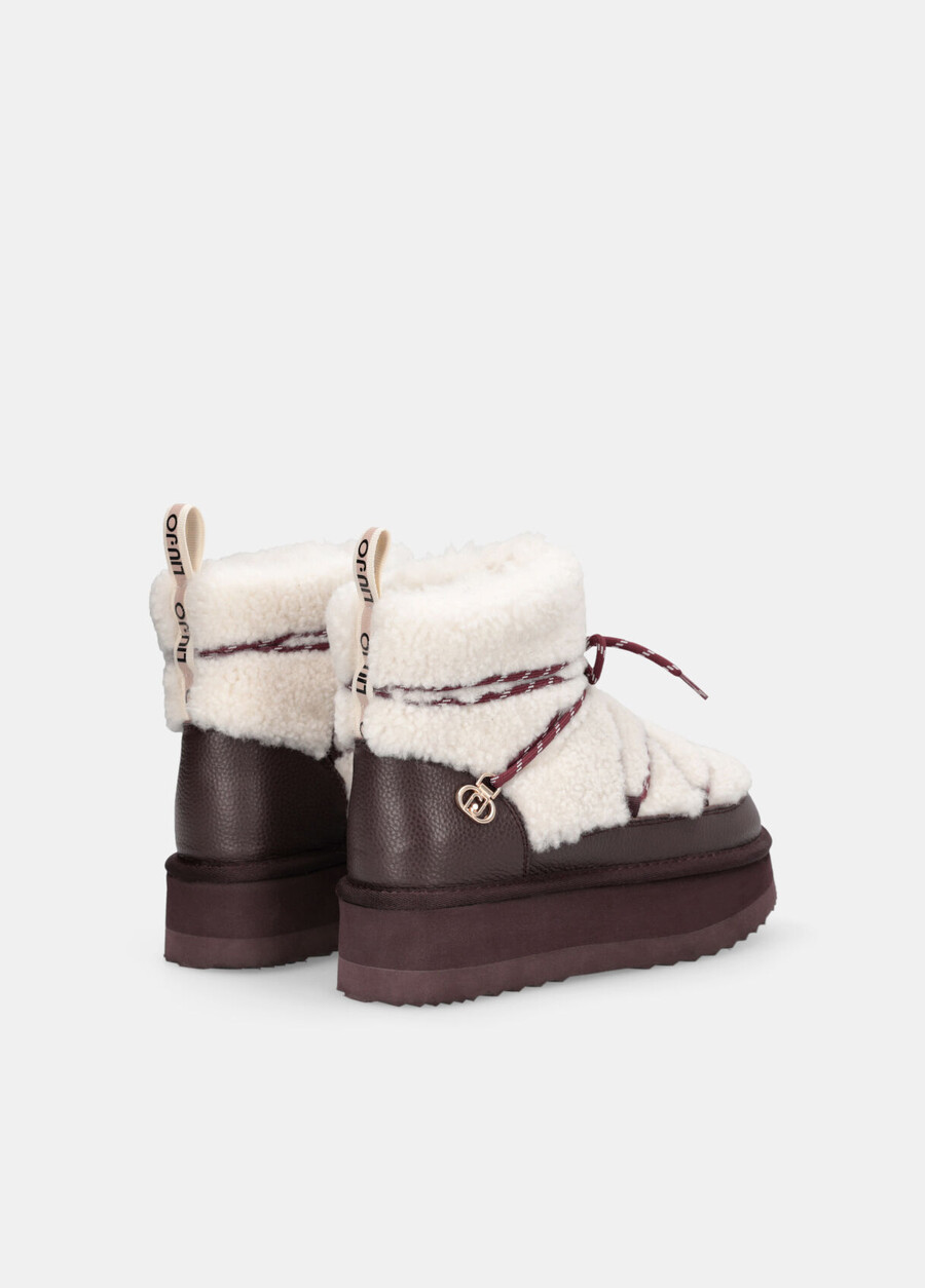 warm lace-up ankle boots
