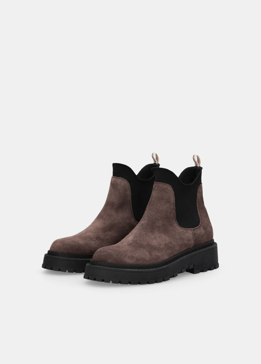 suede beatles ankle boots