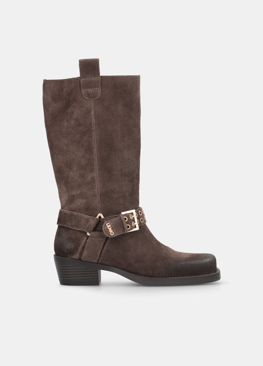 suede texan boots