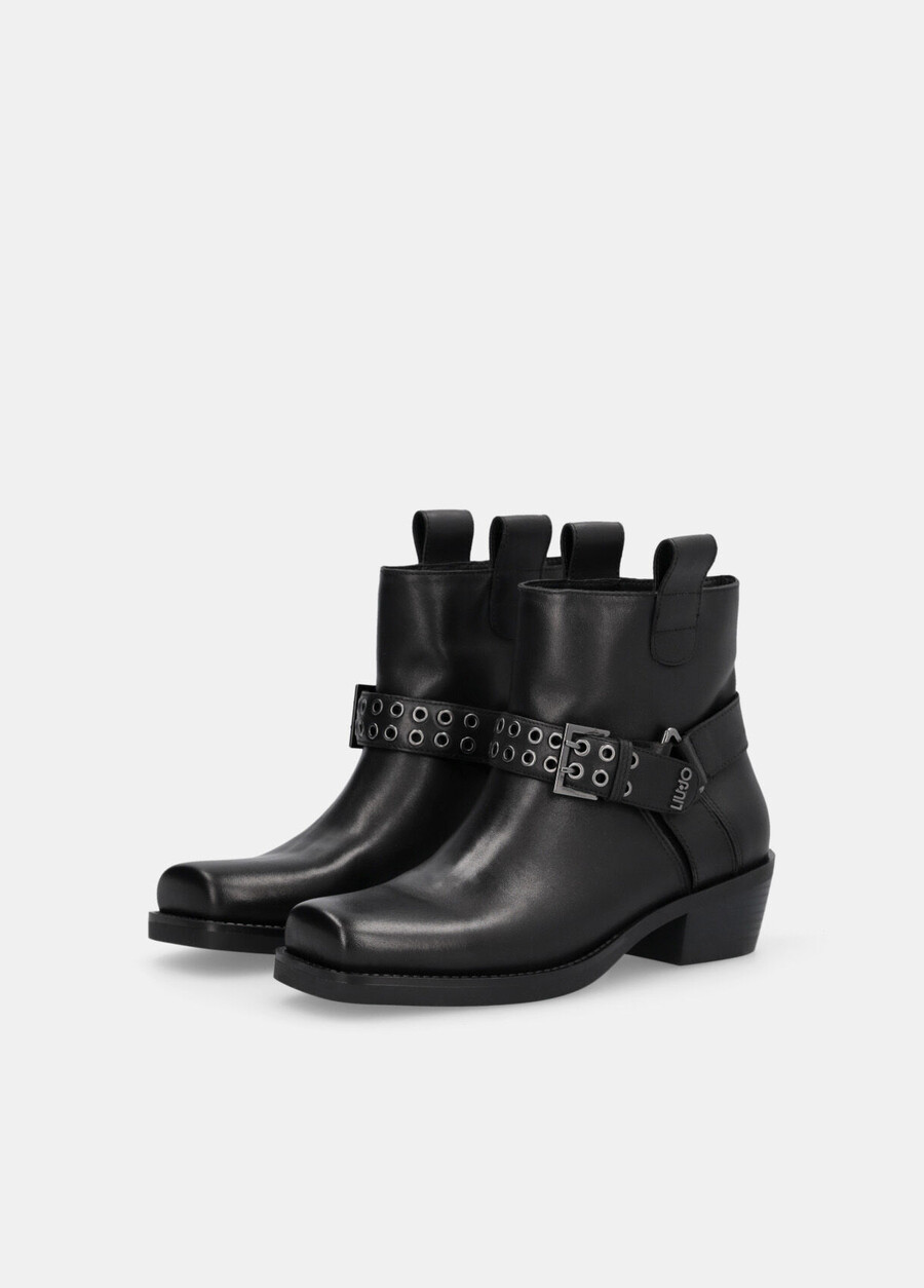 suede cowboy ankle boots