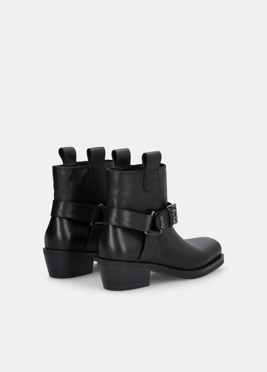 suede cowboy ankle boots