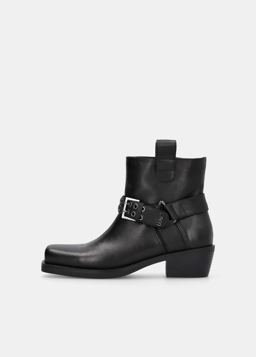 suede cowboy ankle boots