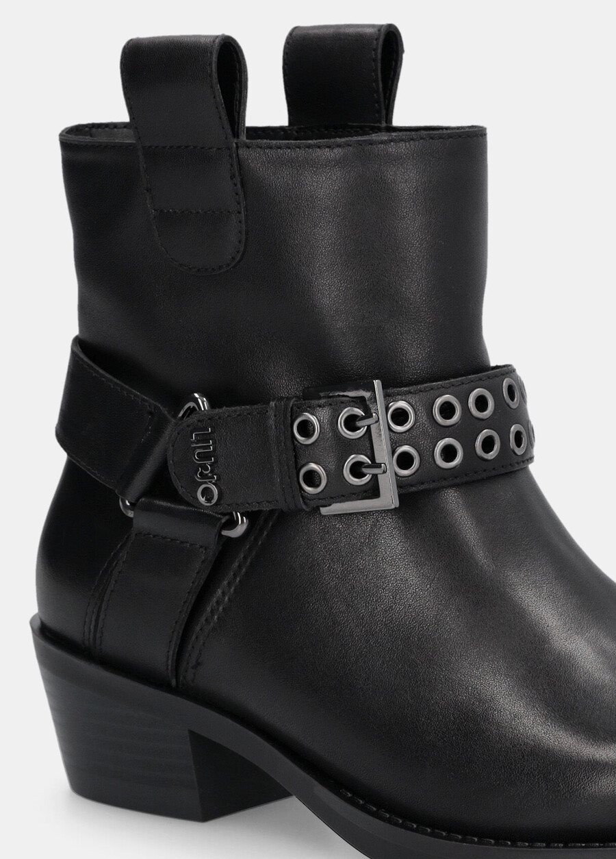suede cowboy ankle boots