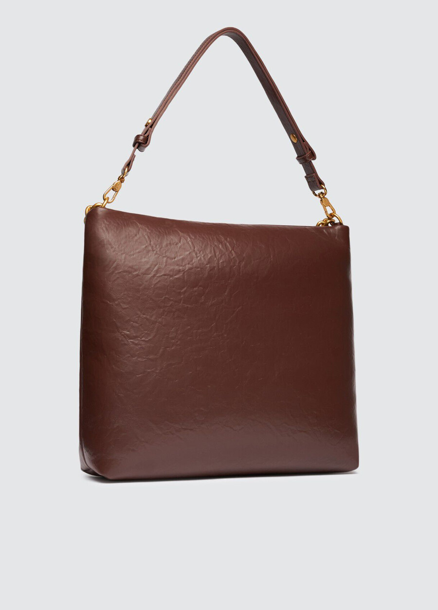 medium lapuffy hobo bag