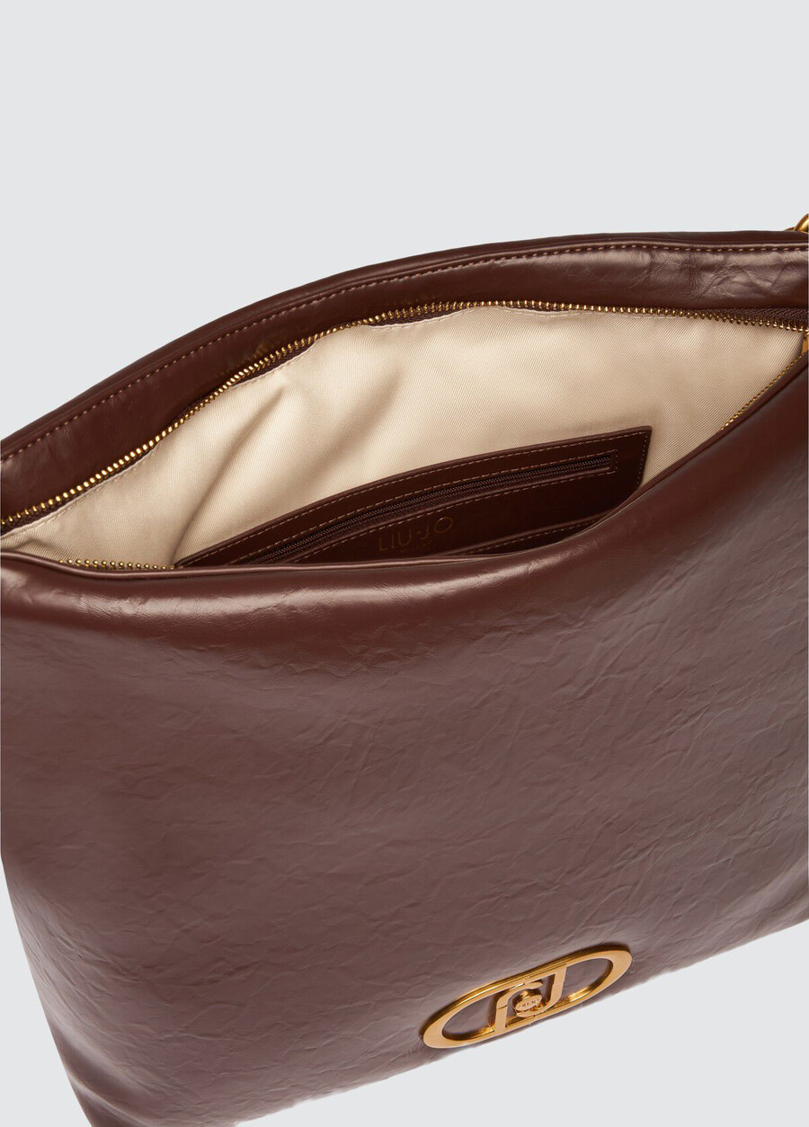 medium lapuffy hobo bag