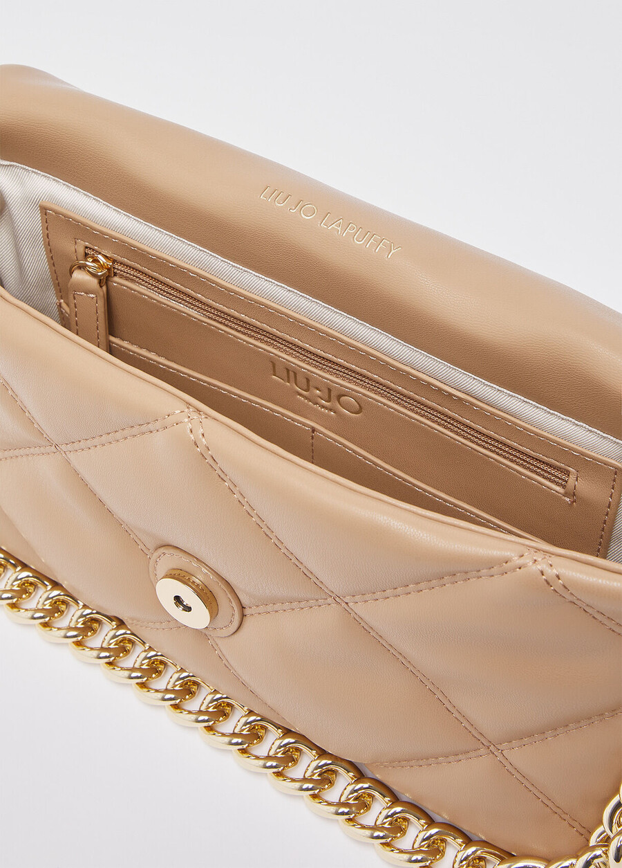 medium quilted lapuffy bag