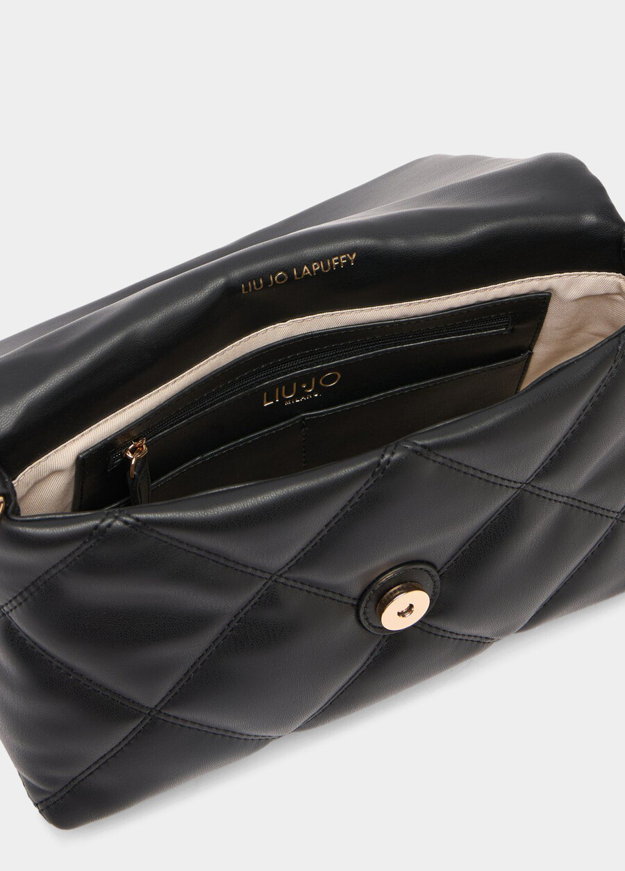 medium quilted lapuffy bag