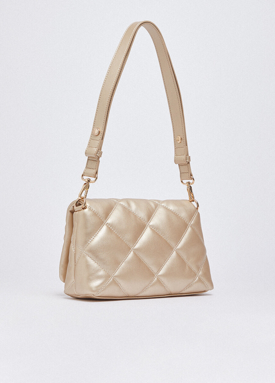 medium quilted lapuffy bag