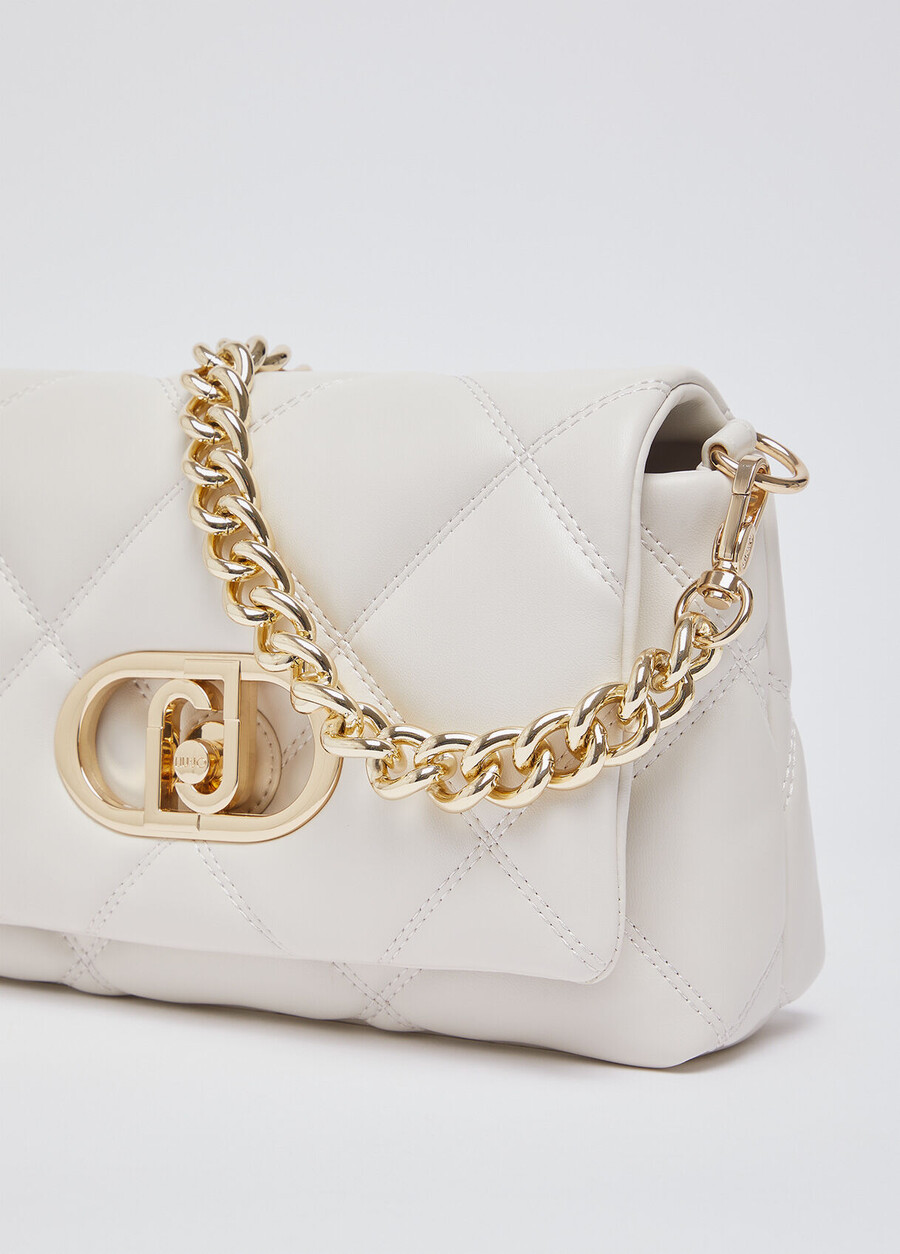 medium quilted lapuffy bag