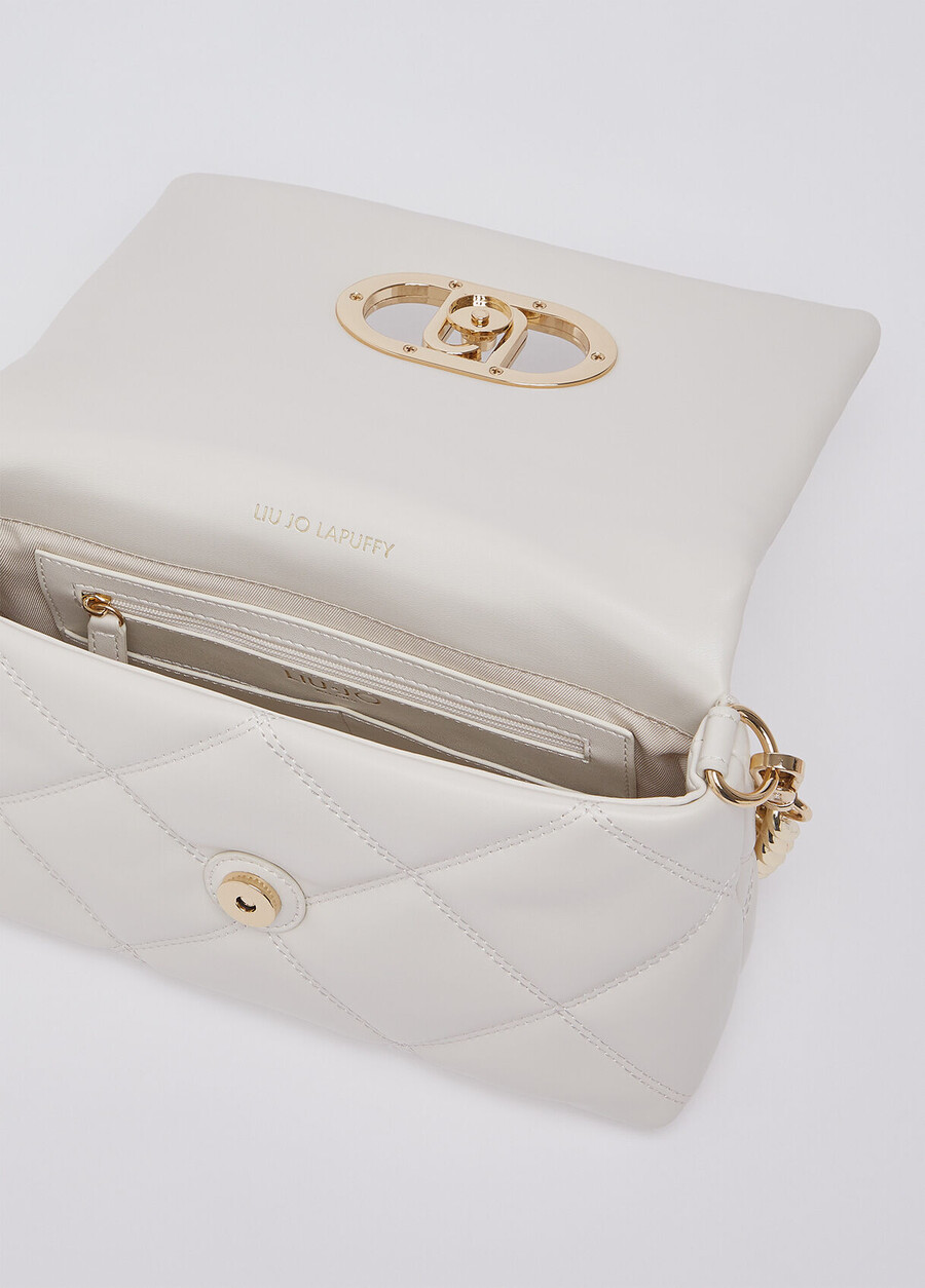 medium quilted lapuffy bag