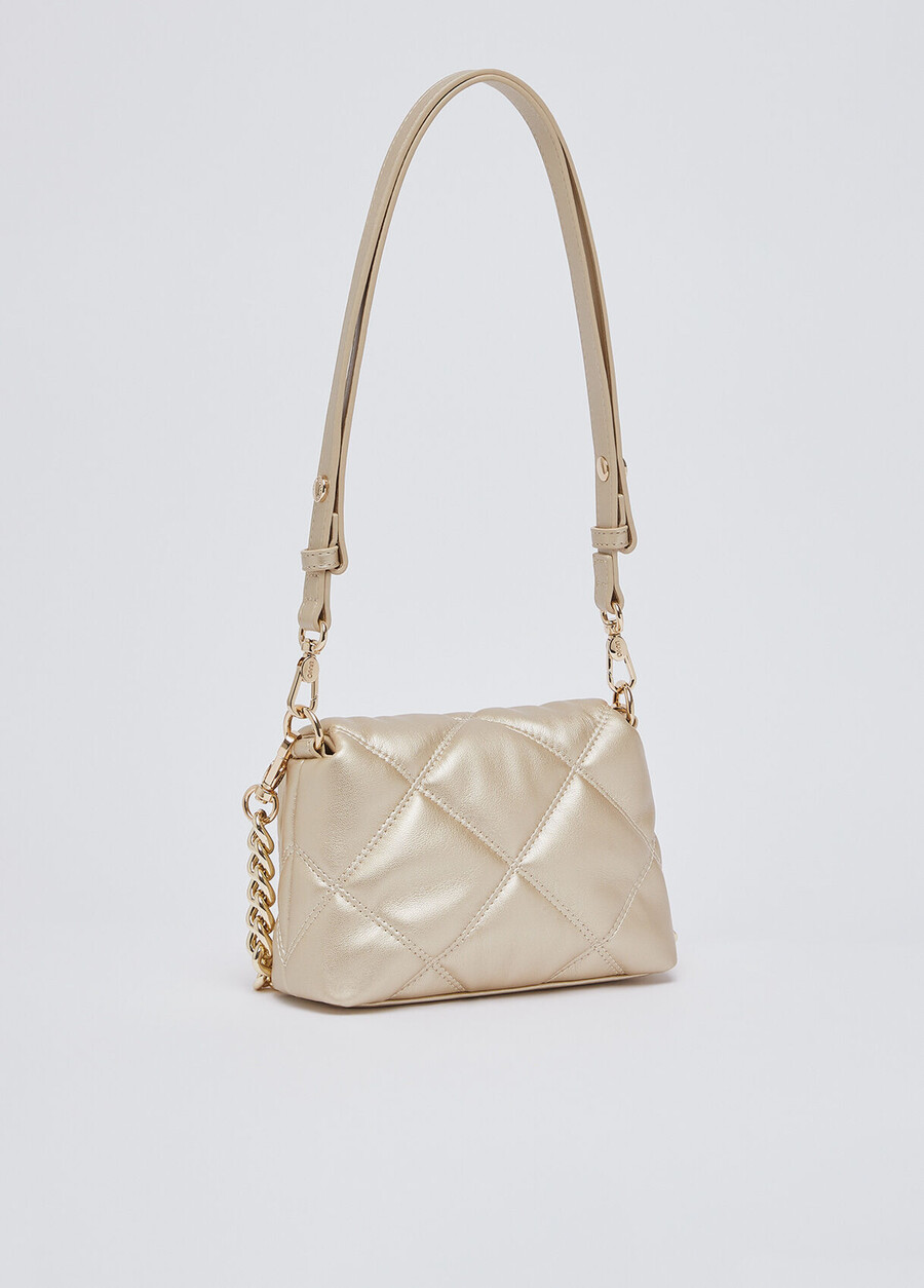 small quilted lapuffy bag