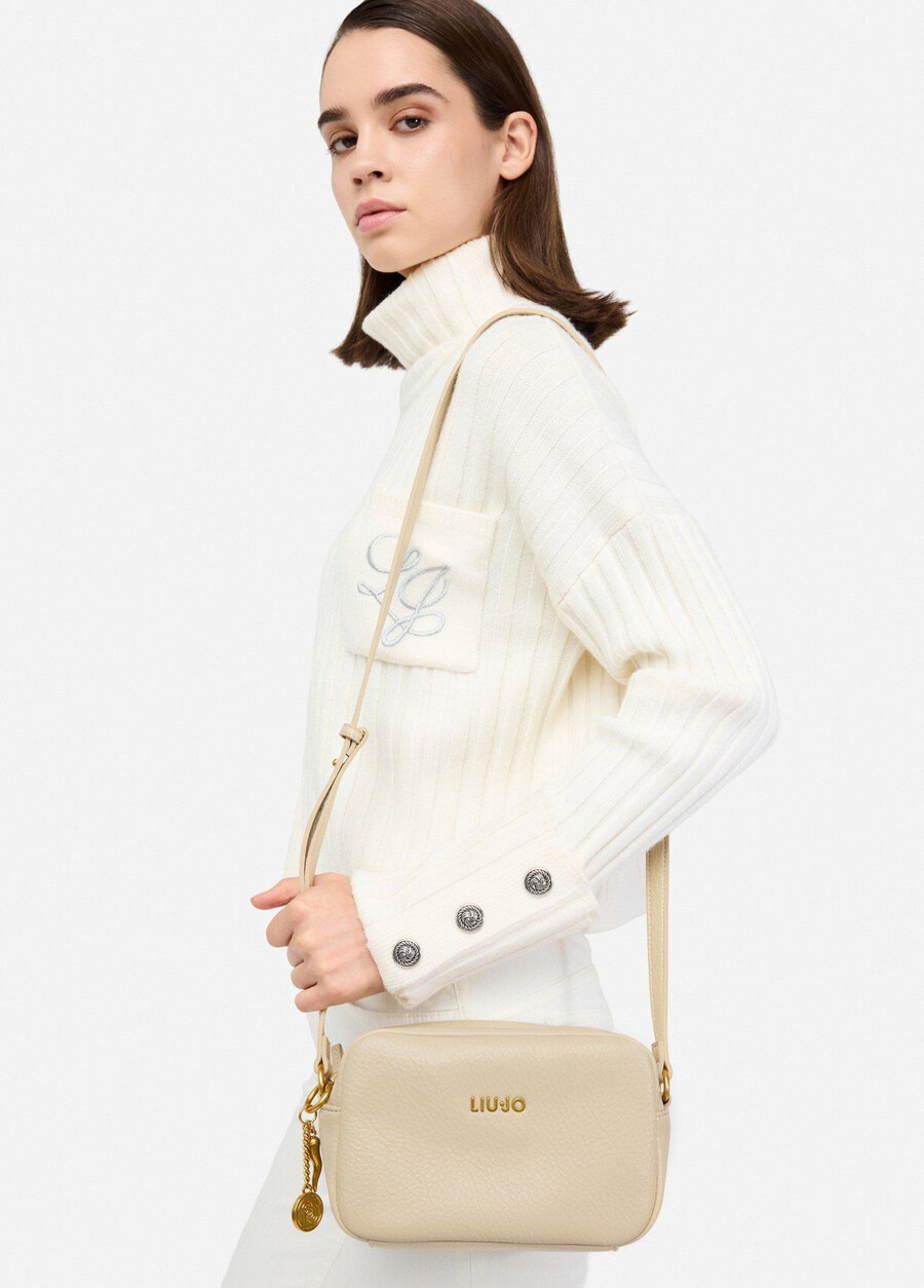 medium crossbody bag with charm
