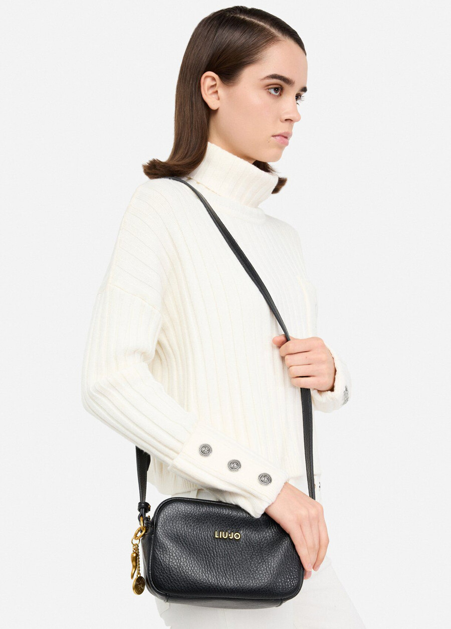 medium crossbody bag with charm