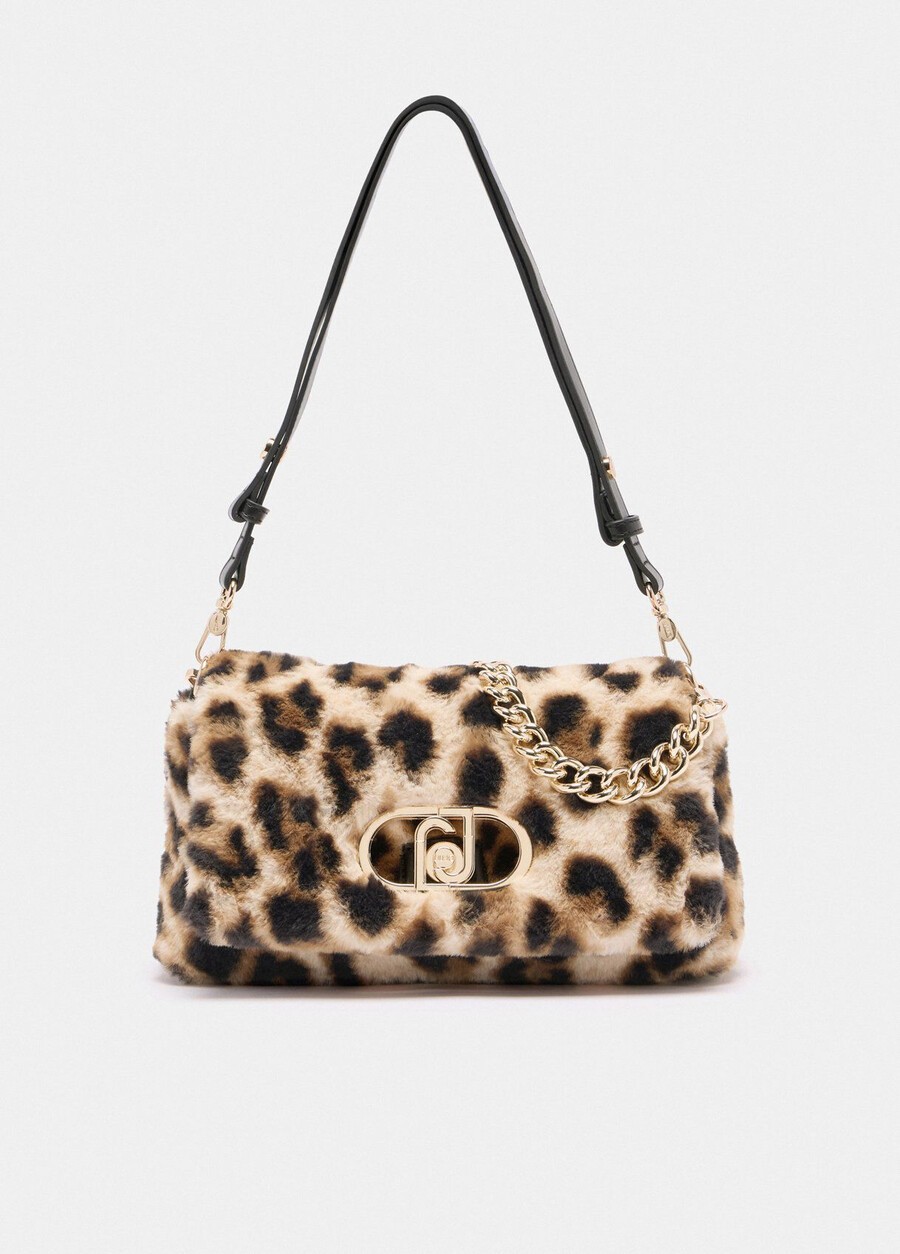 medium animal-print lapuffy bag