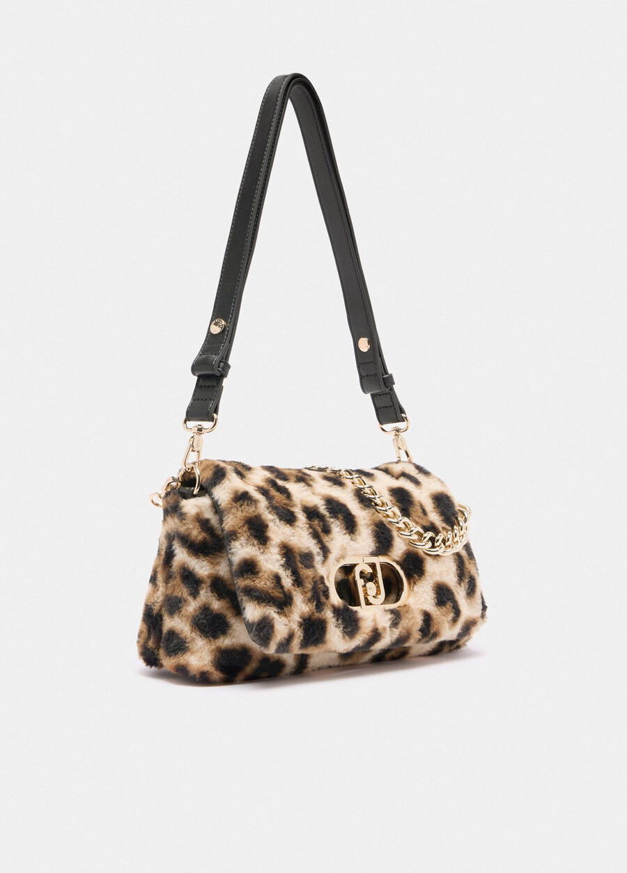 medium animal-print lapuffy bag